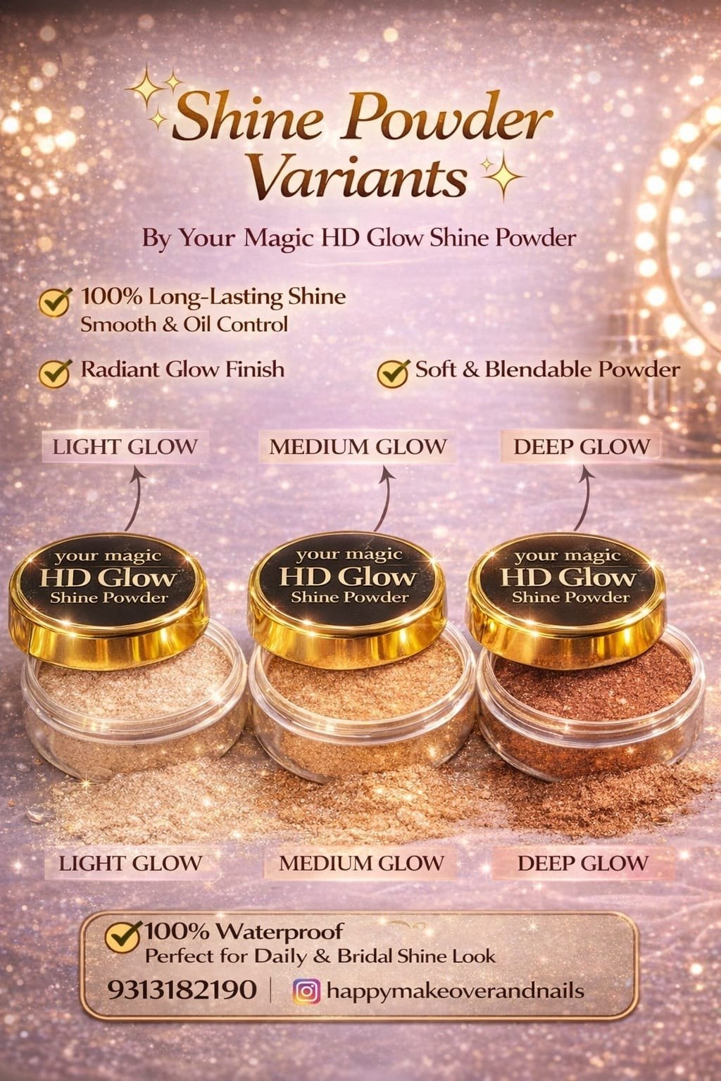 Your Magic HD Glow Shine Powder – Deep Glow - Image 2